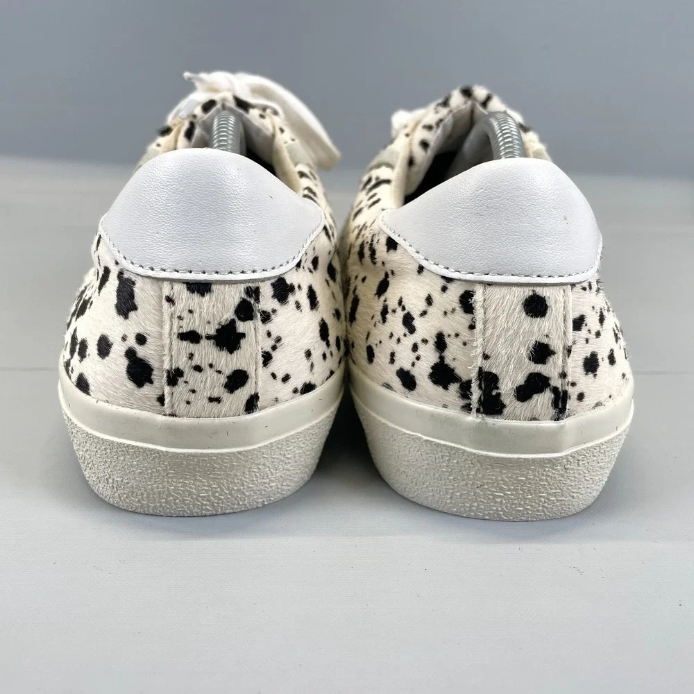 Madewell Sidewalk Low Sneakers Womens Size 8 Spatter-Painted Calf Hair Shoes